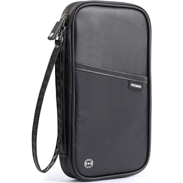 Rejsetaske Familie Pas Etui RFID-beskyttelse Rejse Make