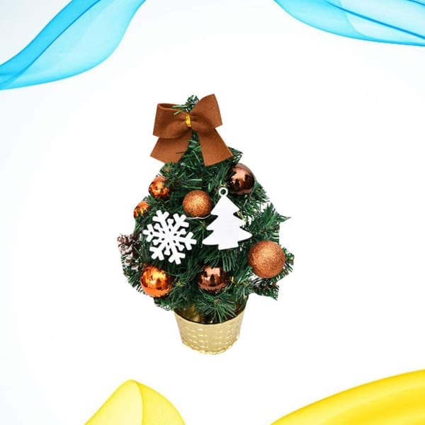 Skrivbordsjulgranpynt for hjemfestdekorasjon 30 cm