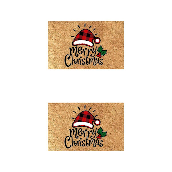 1/2 Pehmeä ja Mukava Merry Christmas Gnome Ovimatto Jouluhatulle Christmas hat 2Set