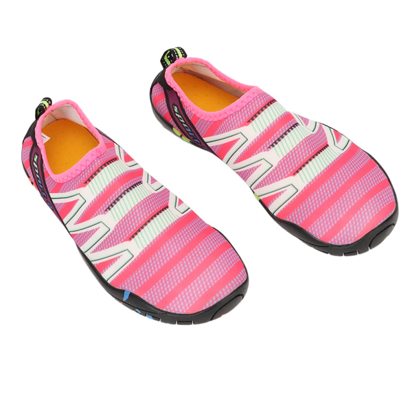 Naisten sukelluskengät Kevyet, hengittävät ulkosnorklauskengät Nopeasti kuivuvat vaaleanpunaiset kengät Beach Stream Tracing -vaellukseen 37