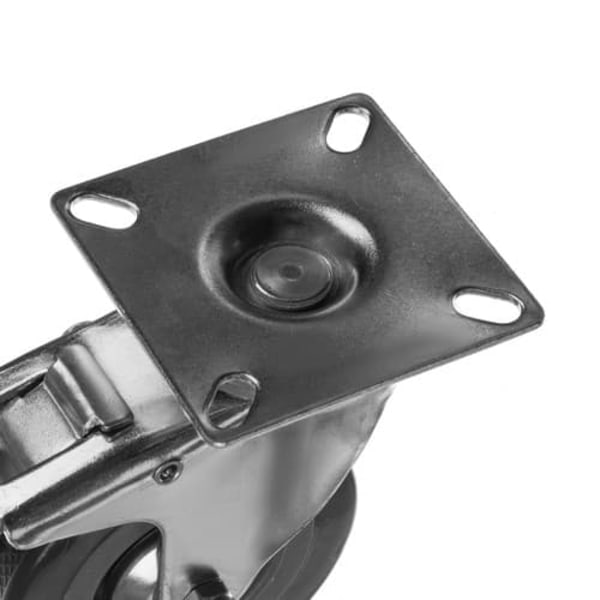 Svingbare hjul med brems / Transporthjul - 4 stk—pa