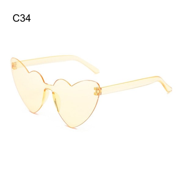 Hjerteformede solbriller Hjertesolbriller C34 C34 C34 C34