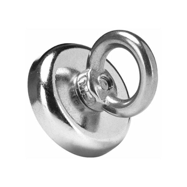 Supervahva neodyymimagneetti 300 kg, täydellinen magneettikalastukseen, Ø 90 mm neodyymimetallisoljella