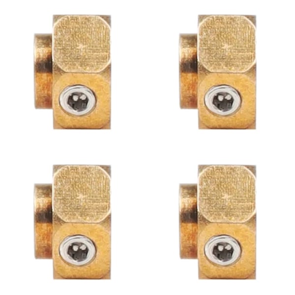 RCGOFOLLOW 4 kpl Messinki Vahvat Pyörät Hex-Kiinnitys 1/10 Adapteri