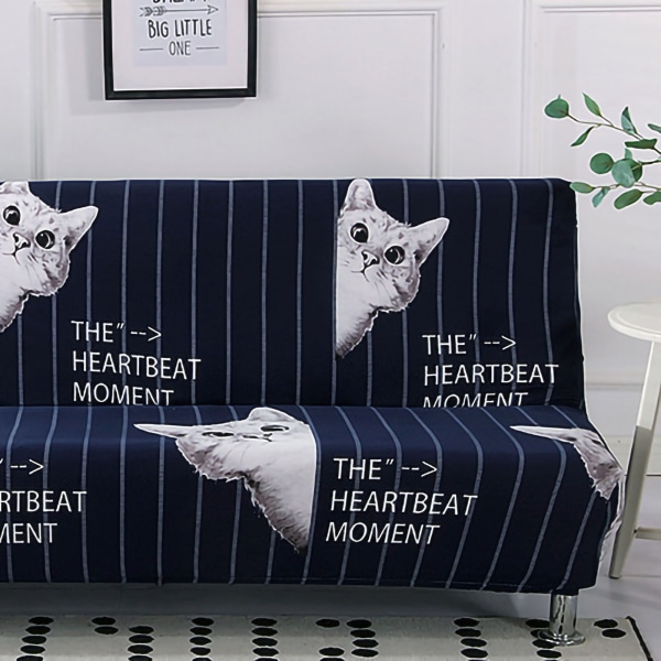 Käsinojaton sohvan cover Taitettava sohvasängyn suojapäällinen cover printed sohvapäälliset kotikasveille