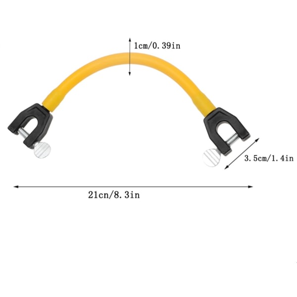 Ski Tip Connector Vinter skiløb BLACK Sort