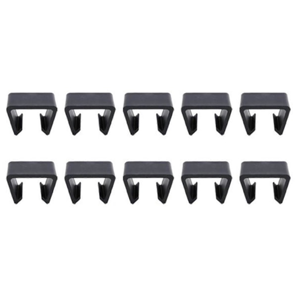 10 st Trädgårdsmöbelklämmor i Konstrotting Flexibla Halkskydd Soffkoppling för Rottingmöbler Soffa Internal Card Slot 6cm 10pcs