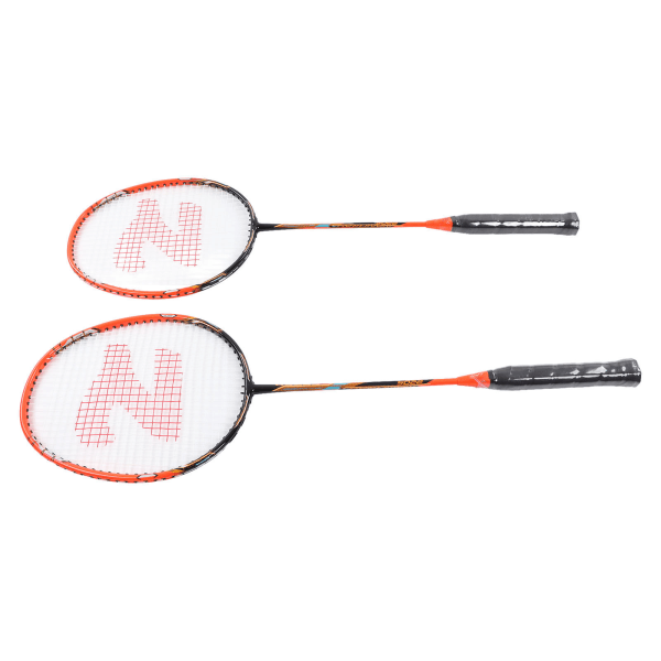 1 par badmintonracket karbonlegering integrerte badmintonracketter med oppbevaringspose for treningskonkurranse