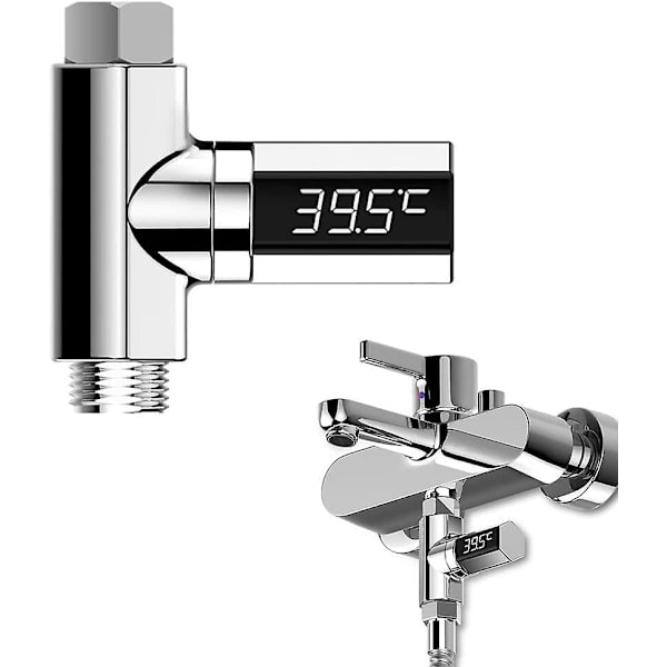 Digital duschtermometer, LED-display babybadutrustning, Rota
