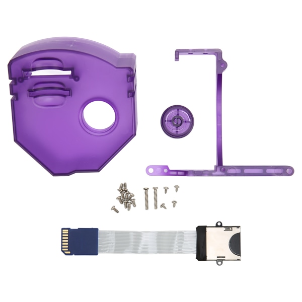 Fjärrlagringskortmonteringssats Värmeavledning 3D Print Storage Card Extender Adapter för Dreamcast GDEMU Transparent Purple
