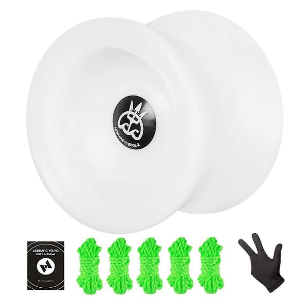 Yoyo Professionell No-Response Boll med Kullager, Vit.pa