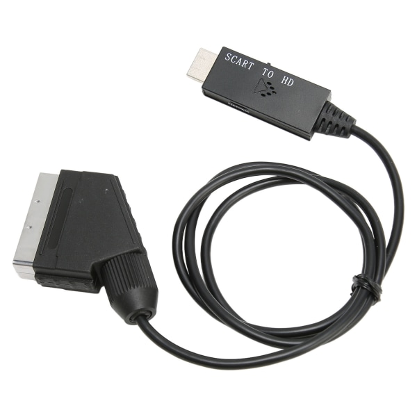 SCART till HD Multimedia Interface Converter HD 1080P SCART till HD Multimedia Interface Adapter Kabel för ljud Video DC 5V