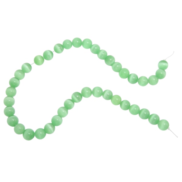 10 mm smykker gør-det-selv stenperle Delikat halskæde Armbånd Håndværk Perler til smykkebutikLysegrøn