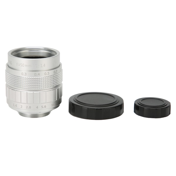 50 mm F1.4 Manuell Focus Prime Lens HD 2/3 tommers FA-linse Manuell fokuskameralinse for industrielt videomikroskopkamera