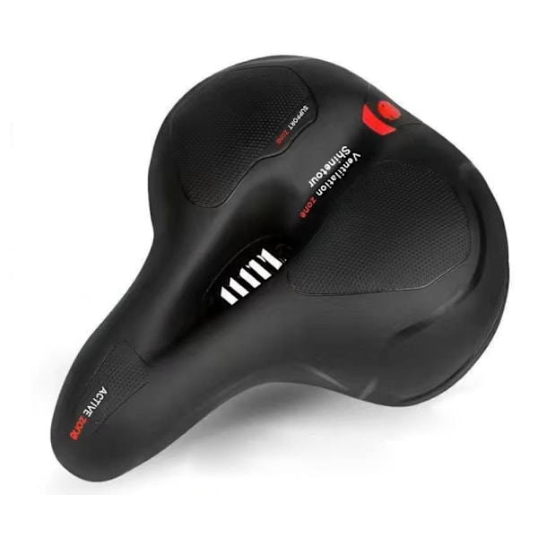 ROCKBROS Cykelsadel Komfortabel Gel Sadel Mænd Kvinder Ergonomisk Bred Cykelsadel Blød Memory Skum MTB Landevejscykel 26 * 22cm Åndbar Vandtæt