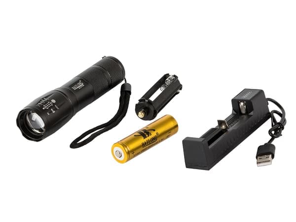 Taskulamppu / Taktinen LED-lamppu - Zoom-toiminto—pa