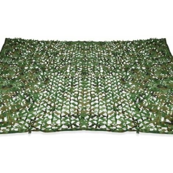 Rektangulärt solsegel design camouflage skuggsegel 3x5 M grönt nätverk-DPZO.pa