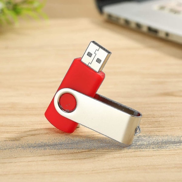 10-pak USB-nøgler USB 2.0 tommelfingerdrev Bulk-pak Drejelig Memory Stick Foldbar lagring Jump Drive Zip Drive 10 Pak Rød 4GB_paris