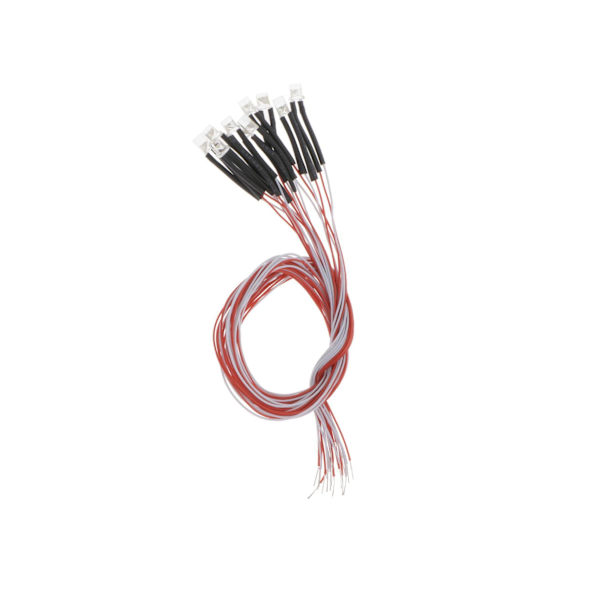 1/2/3/5 10 ST Förkopplade 3 mm LED-lampor, DC3V Gul, 30 cm Yellow 30cm 2Set