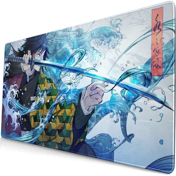 Paris_Stor musemåtte, udvidet spillemusemåtte med skridsikker base, tastaturmåtte, skrivebordsmåtte 24 \" x 11,8 \" tommer, anime musemåtte