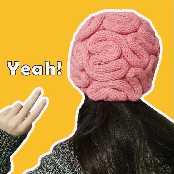 Brain Brimless Beanie - Trendikäs Hip-hop, Lämmin, Ilman Lippaa