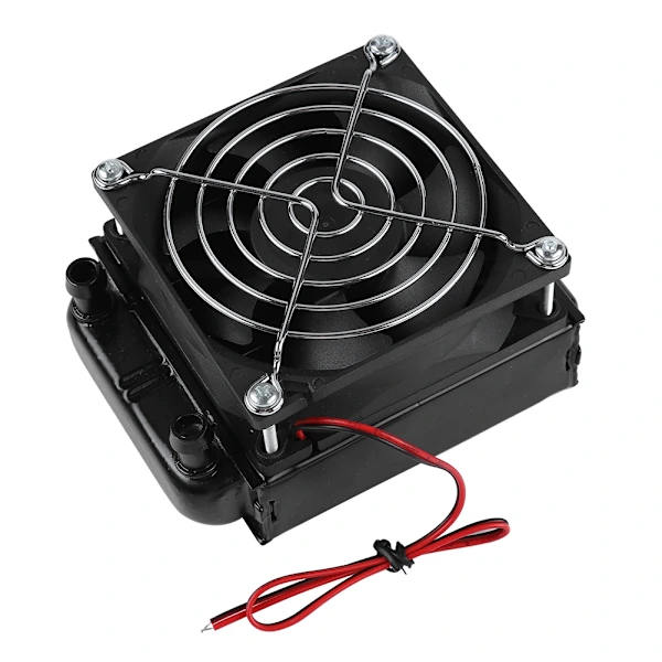 80MM CPU LED Vandkøling Køler Varme Radiator med Blæser til Computer PC