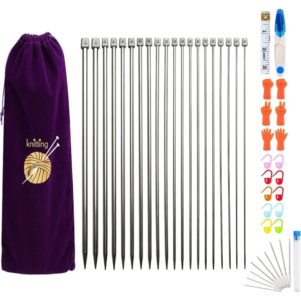Stickset. Rostfria stickor