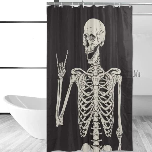Rock Skull Duschdraperi 152x200 cm YIY SMCS.9.27