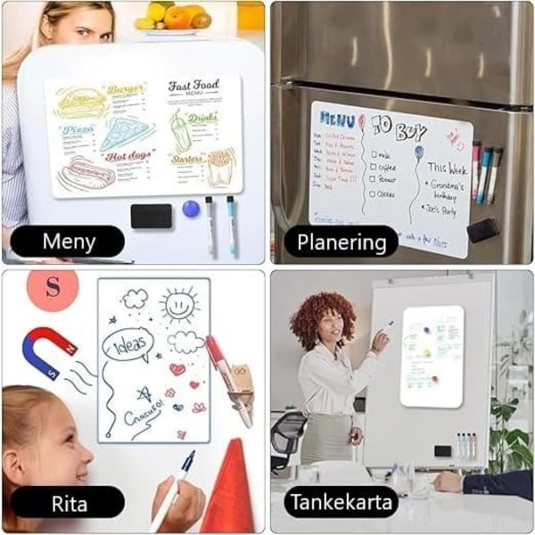 Magnetisk Whiteboard - A3—pa