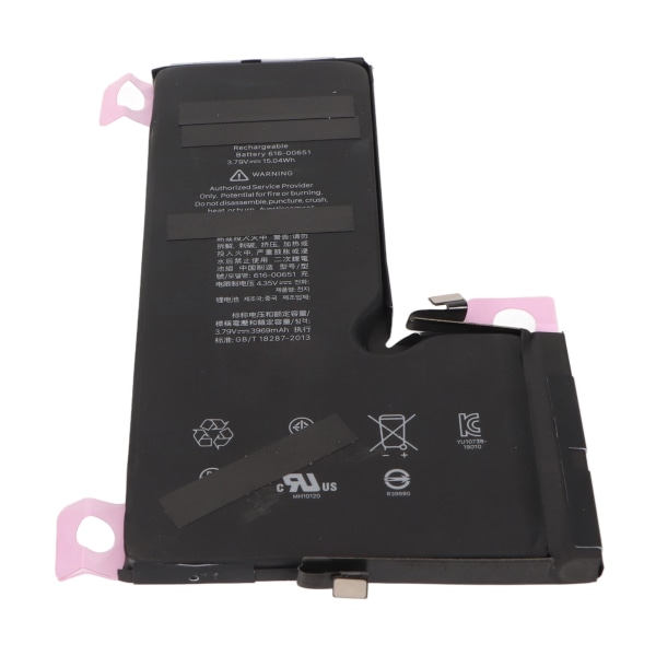 A+ batteri 15,04Wh 3969mAh Kapasitet Li Ion Polymer erstatningsbatteri 0 syklus med reparasjonsverktøysett for IPhone 11 Pro Max A2218 A2161 A2220