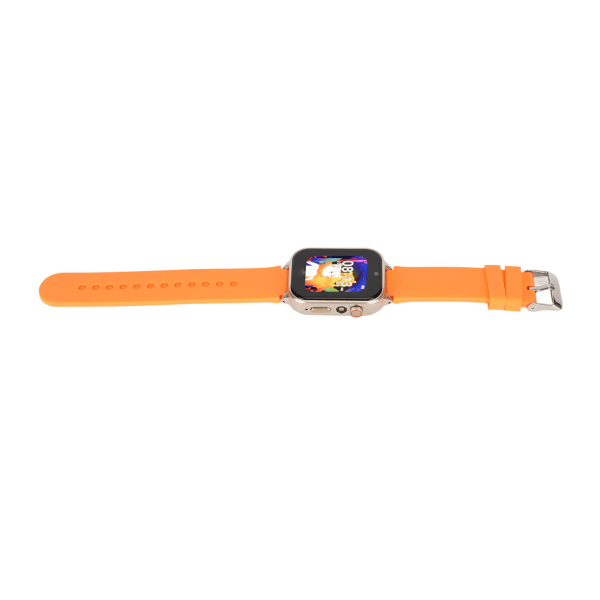 Børne Smart Watch Dobbeltkameraer Flere funktionelle High Definition Smart Watch Telefon til 4 til 12-årige drenge Piger Orange