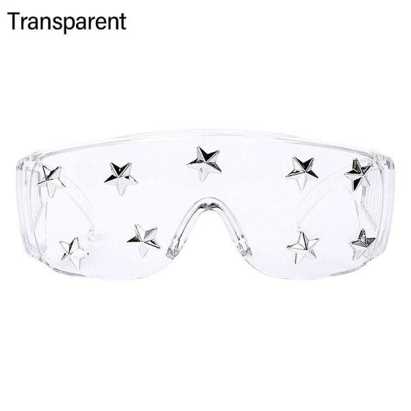 Nya luksuriøse punk sportssolglasögon dam diamant overdimensjonert solglasögon for män Uv400 glass solglasögon Pentagram mode glassögon