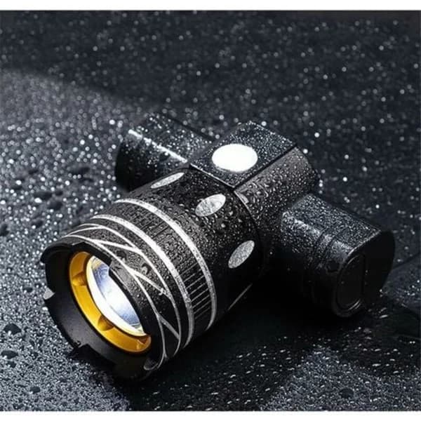 5000 Lumen Bicycle Light, Rechargeable Waterproof LED Headlight