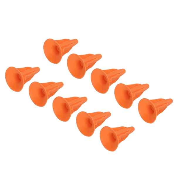 10 kpl pehmeää kumia nuolenpään imukuppi nuolenpäät lapsille metsästyspeli ulkourheilu oranssi