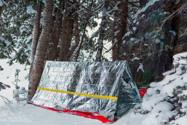 Emergency Tent / Emergency Blanket - Windproof & Lightweight Tent - 2 pers—pa