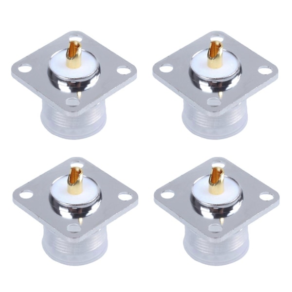 4X UHF Hona SO239 Panel Chassi Monteringsfläns Däckmontering Lödkolv RF-kontakt.pa