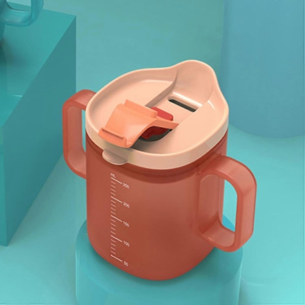 Sippekopp for voksne med håndtak, selvstendige sippekopper for voksne med begrenset mobilitet, handikapkopper for eldreomsorg (300ml) Blue