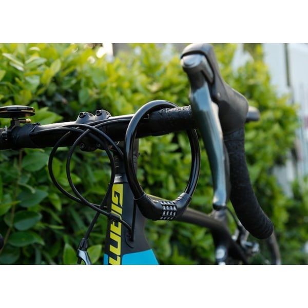 Cykel lås kabellås med kode Blå
