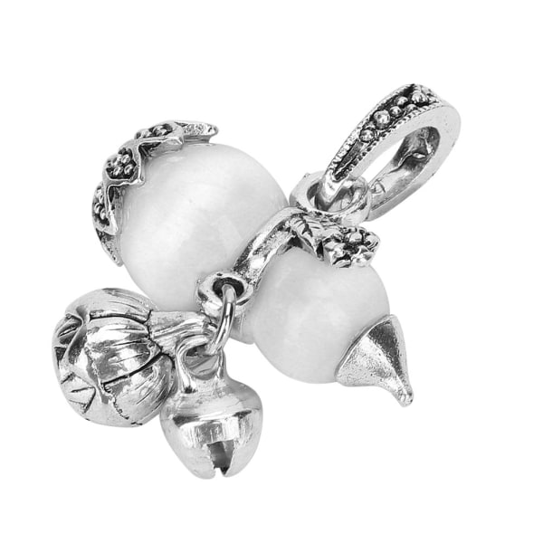 Unik gurkformad gör-det-själv-halsband Armbandshänge Tillbehör för smyckenstillverkning (vit)