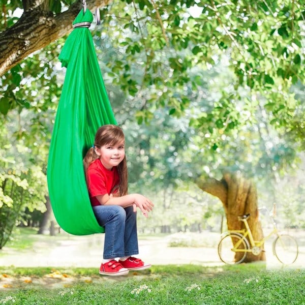 Hammock Sensorisk Gunga för Barn Hängande Pod Gunga Terapi Gunga (PA)