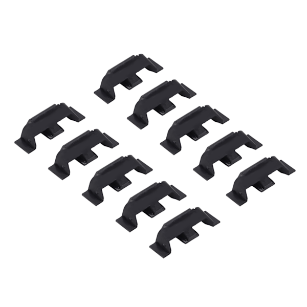 10 st. Strålkastarring Klämmor 51132752145 Plast Främre Strålkastarram Klämmor Ersättning för Cooper R55 R56 R57 R58 R59 R60