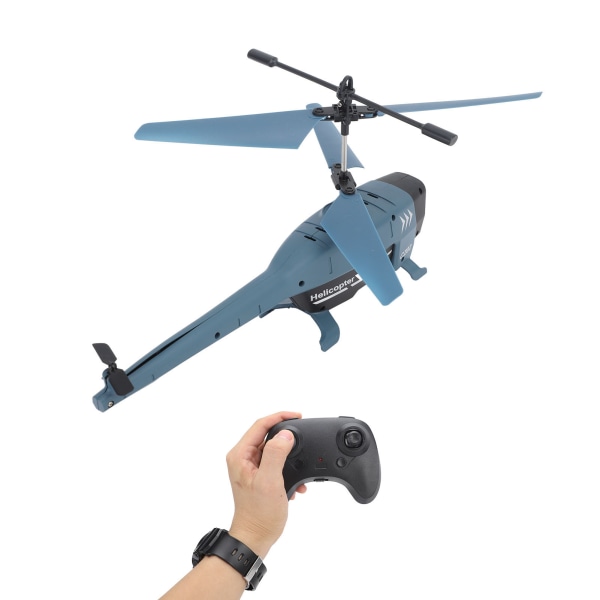 Fjernbetjening Helicopter 3.5-kanals intelligent forhindring Undgåelse Blå fjernbetjeningshelikopter