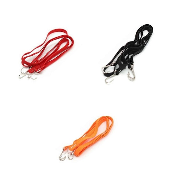 2 st Elastiskt takbagagehållare Rep Dekorationsrem för 1/10 RC Crawler Bil AXIAL SCX10 Traxxas TRX4.pa