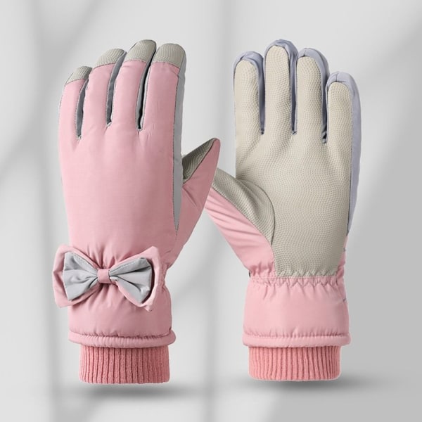 Naisten Pehmohanskat Lumilauta Ski Gloves VAALEA PINK vaalea pinkki light pink