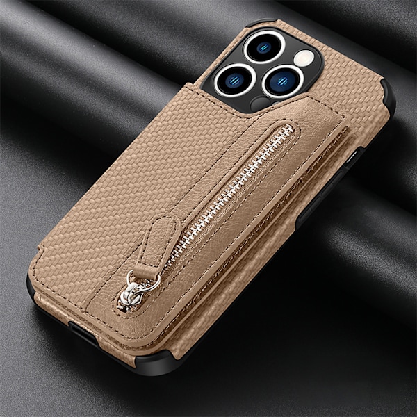 Kortholder Cover Flip Mobiltelefon Clip PU-kortpladser
