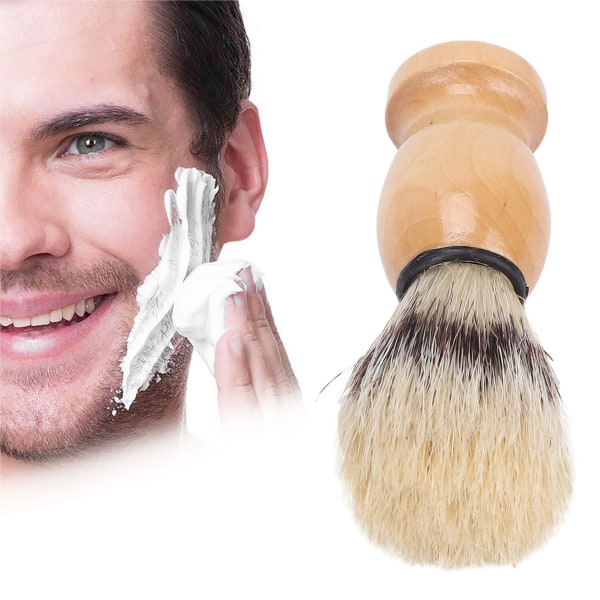 Kotitalouksien miesten parranajoharja kampaamo Kannettava parranajoharja kasvojen hoitotyökalu