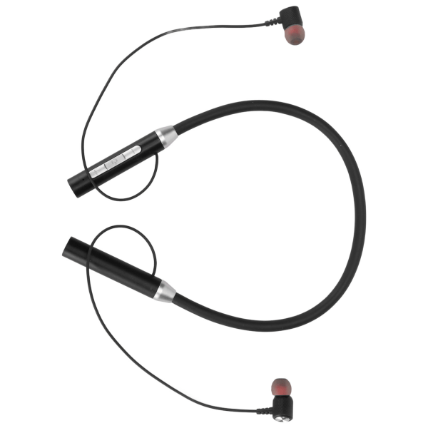 Halsbandshörlurar Trådlösa Bluetooth 5.2 IPX5 vattentäta stereo Ergonomiska förstärkta bas Magnetiska hörlurar för halsband Svart