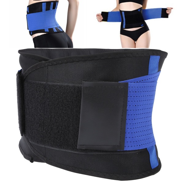 Body Shaper Corset Waist Trainer Naisten Synnytyksen jälkeinen Waist Trainer Hohentava Muotoiluvaatteet (sininen)L