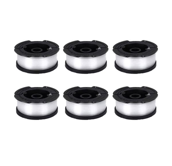 6-pakning spoler for BLACK+DECKER AF-100-3ZP gresstrimmer