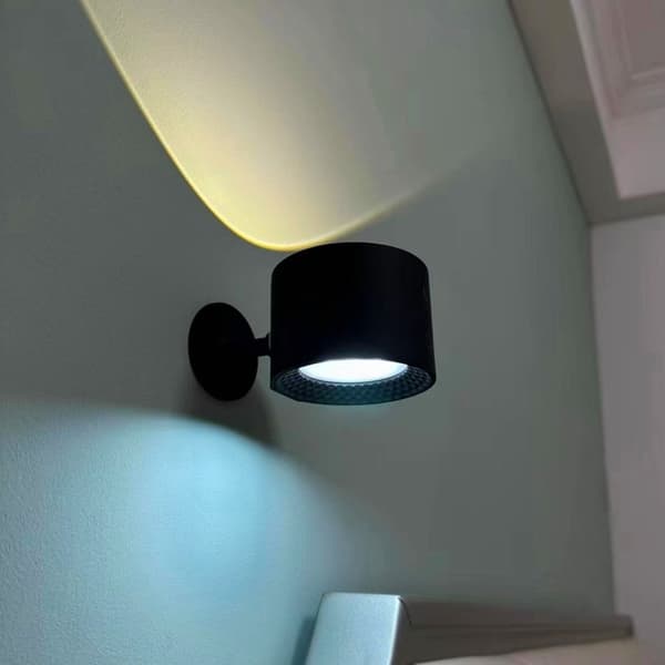 LED Væglamper Lyslæsning Natlampe SORT SORT